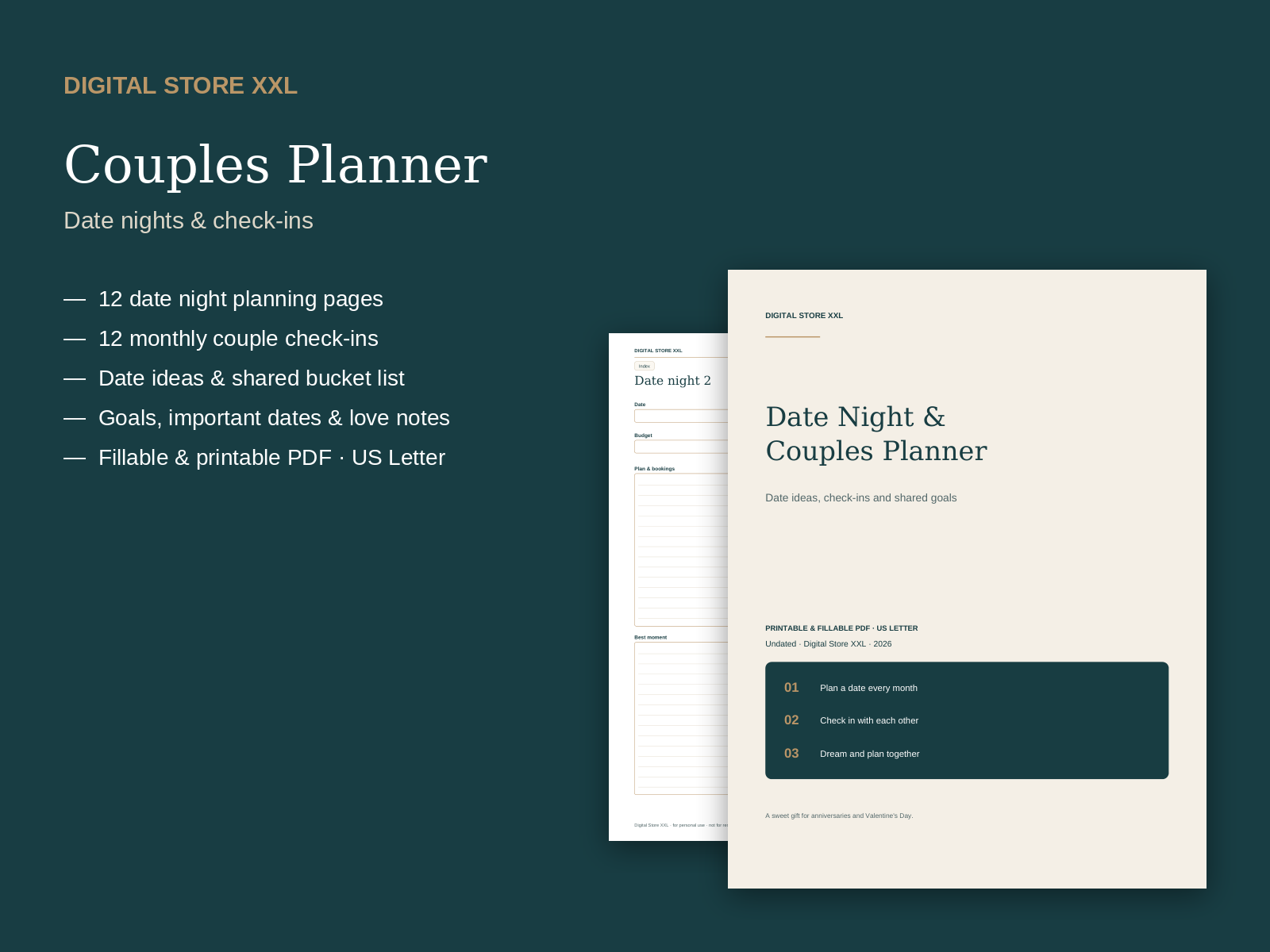 Date Night & Couples Planner