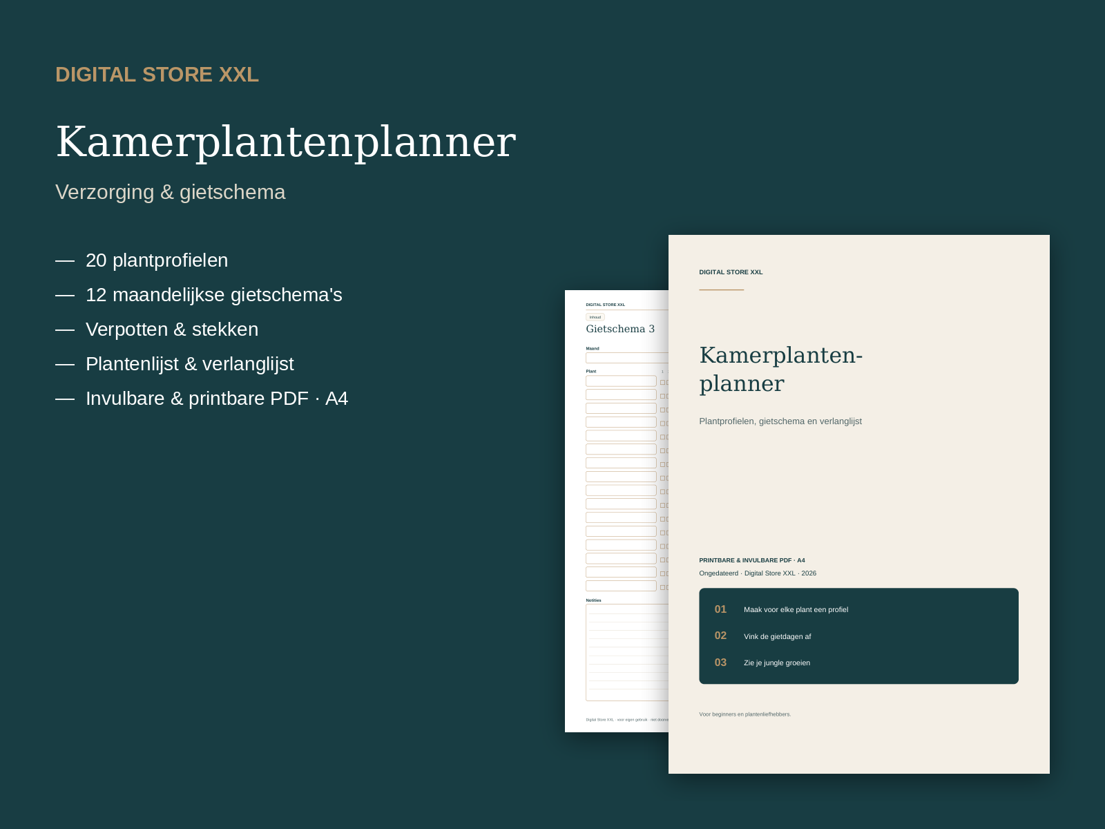 Kamerplantenplanner
