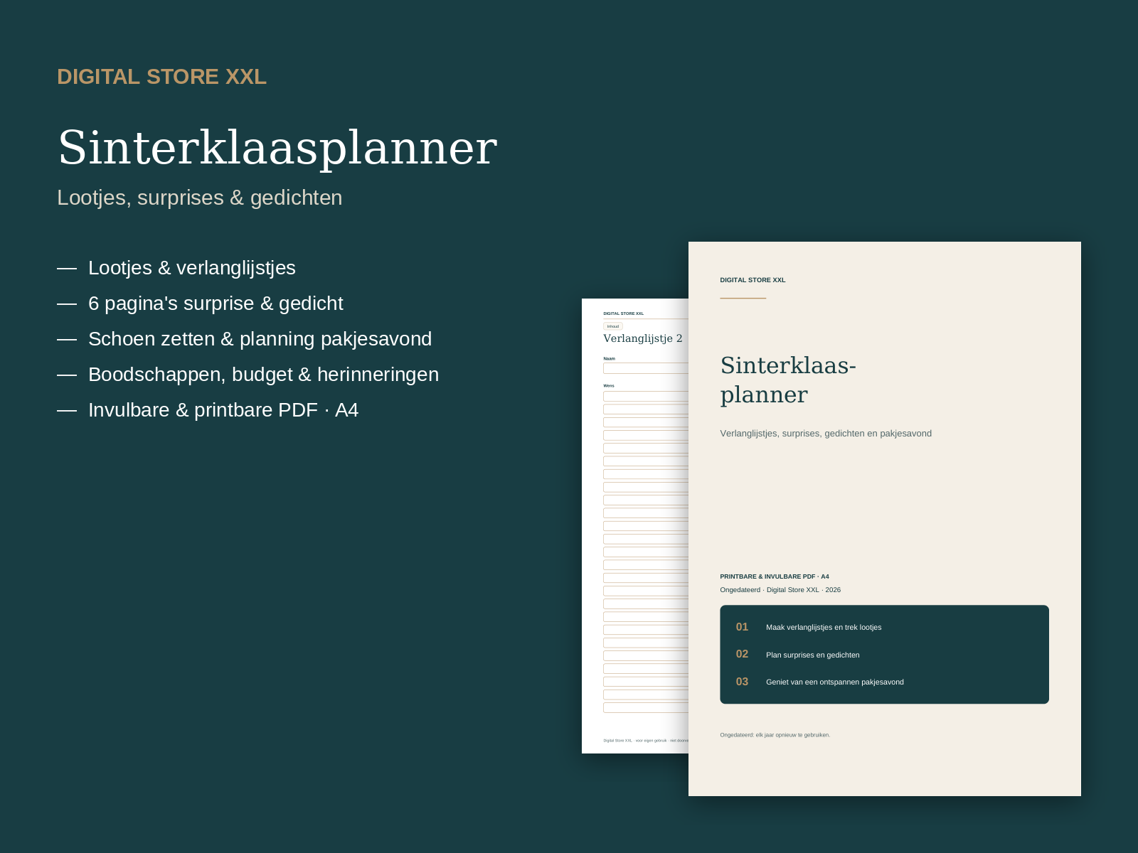 Sinterklaasplanner