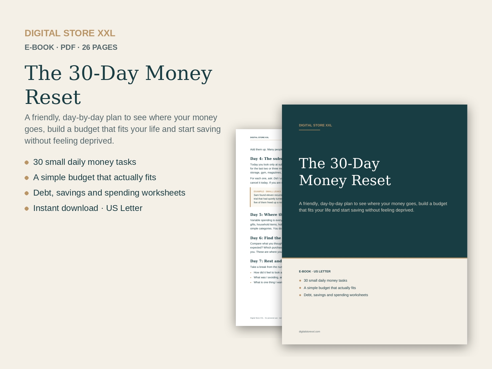 The 30-Day Money Reset