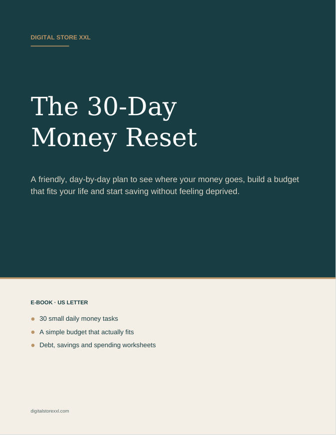 The 30-Day Money Reset — sample page 1