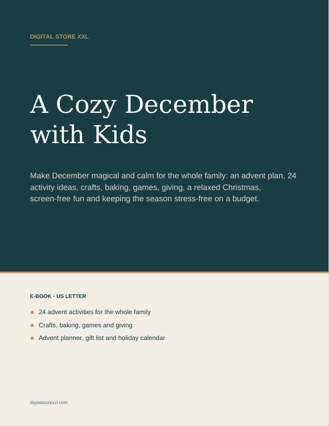 A Cozy December with Kids — sample page 1