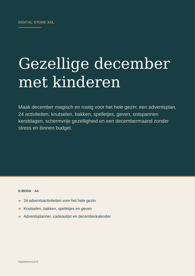 Een gezellige decembermaand met kinderen — voorbeeldpagina 1