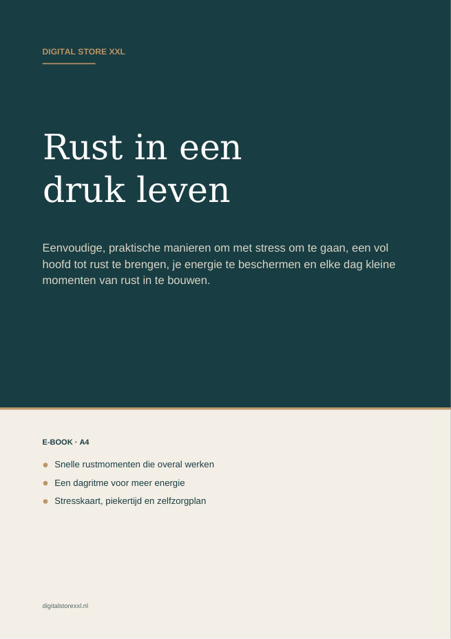 Rust in een druk leven — voorbeeldpagina 1