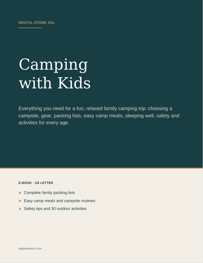 Camping with Kids — sample page 1