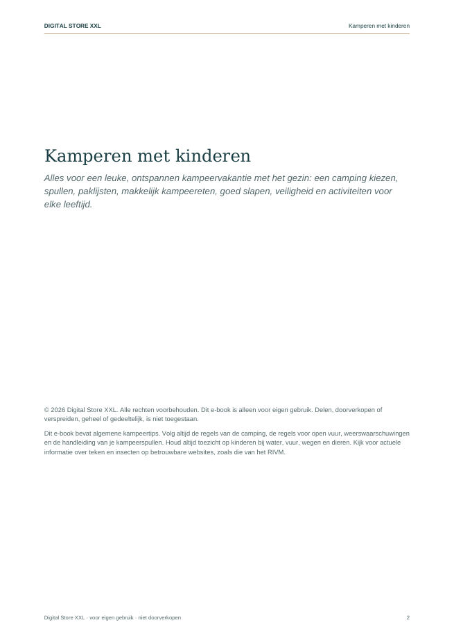 Kamperen met kinderen — voorbeeldpagina 2