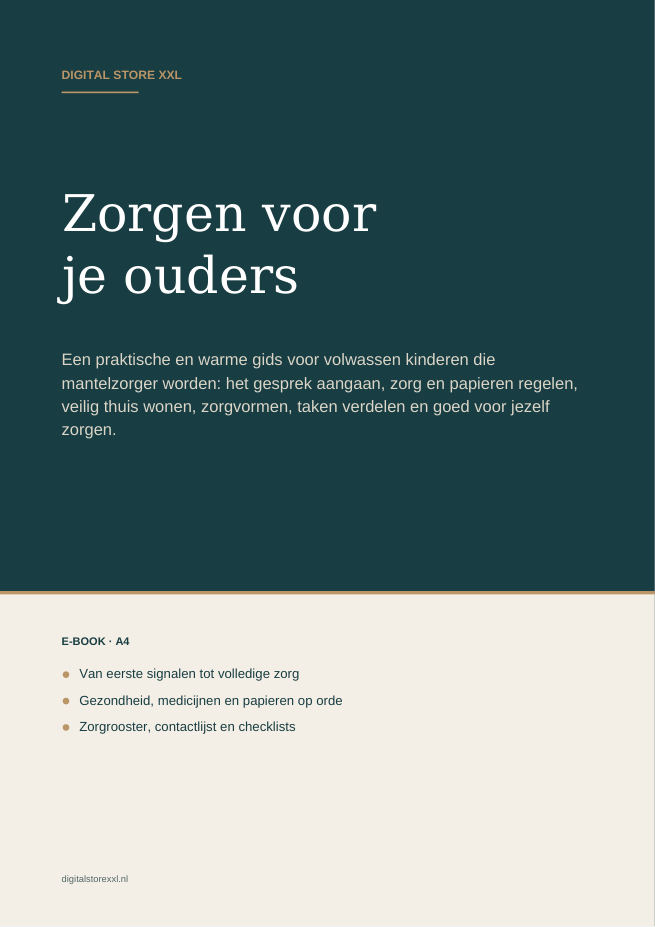 Zorgen voor je ouders — voorbeeldpagina 1