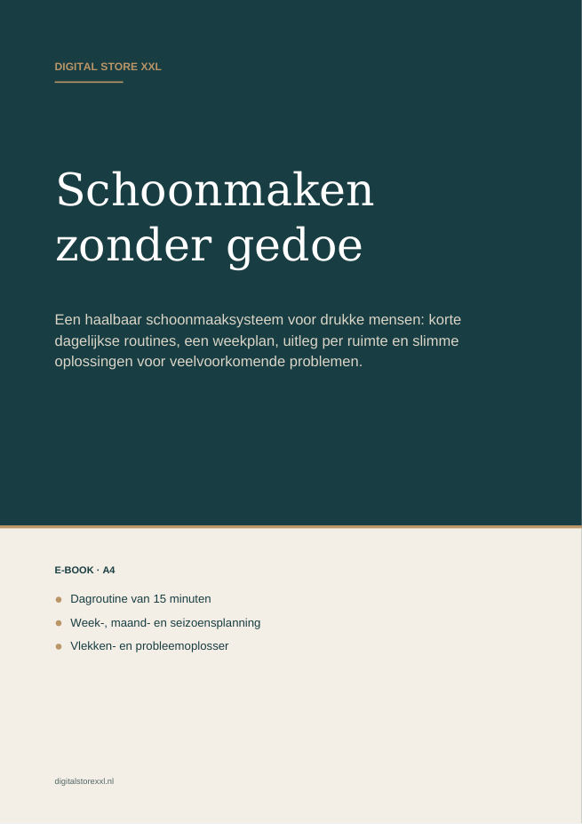 Schoonmaken zonder gedoe — voorbeeldpagina 1