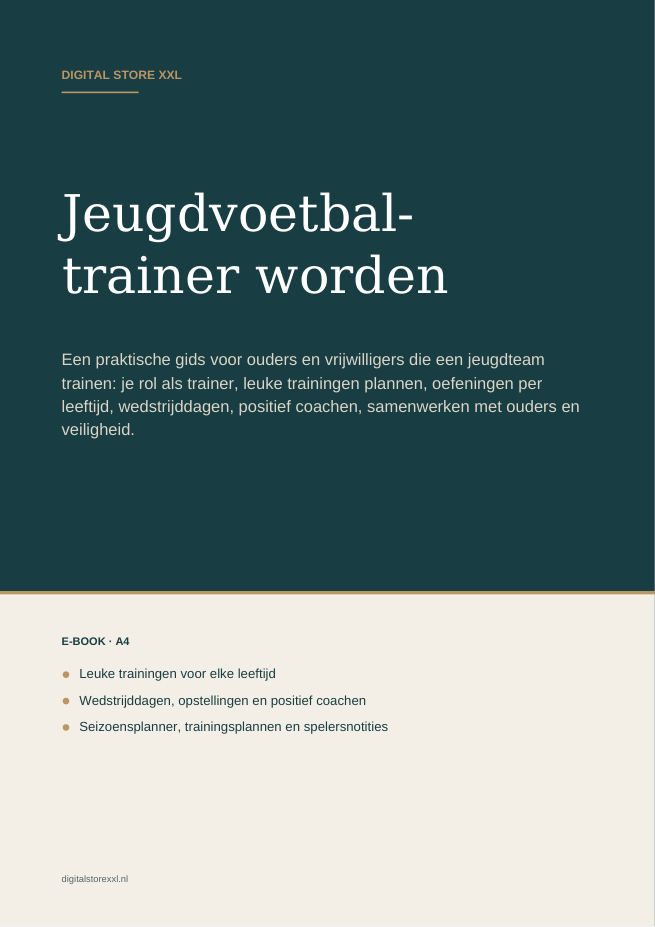 Jeugdvoetbaltrainer worden — voorbeeldpagina 1