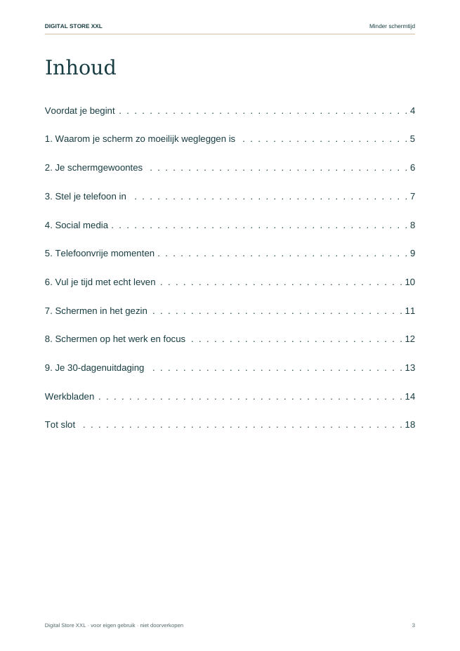 Minder schermtijd — voorbeeldpagina 3