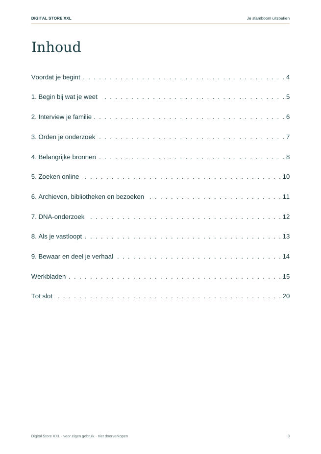 Je stamboom uitzoeken — voorbeeldpagina 3