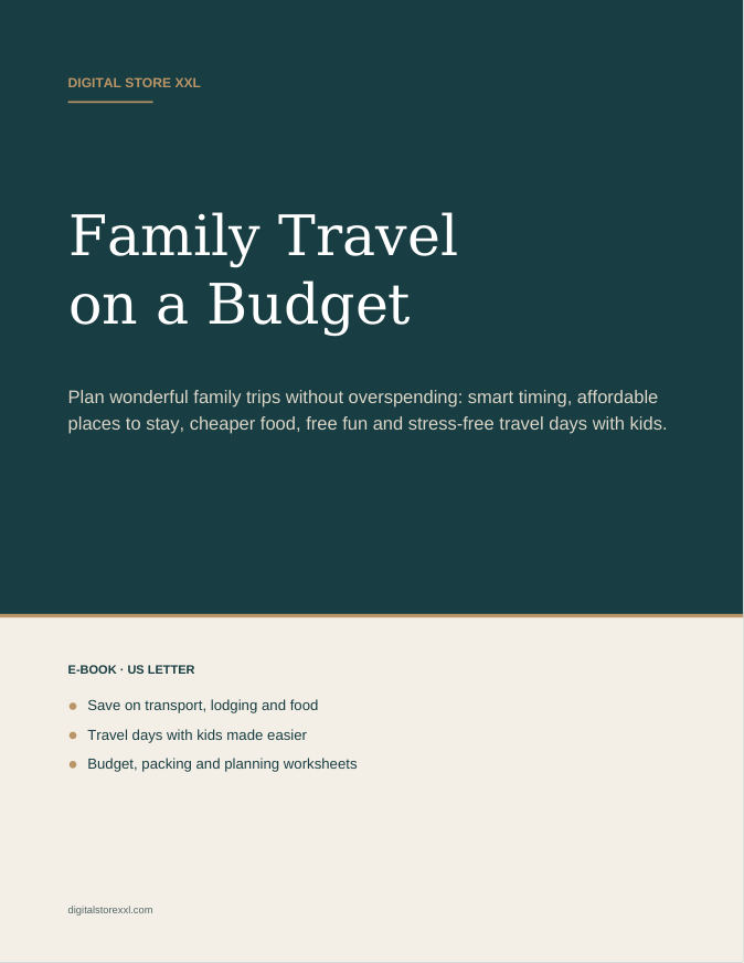 Family Travel on a Budget — sample page 1