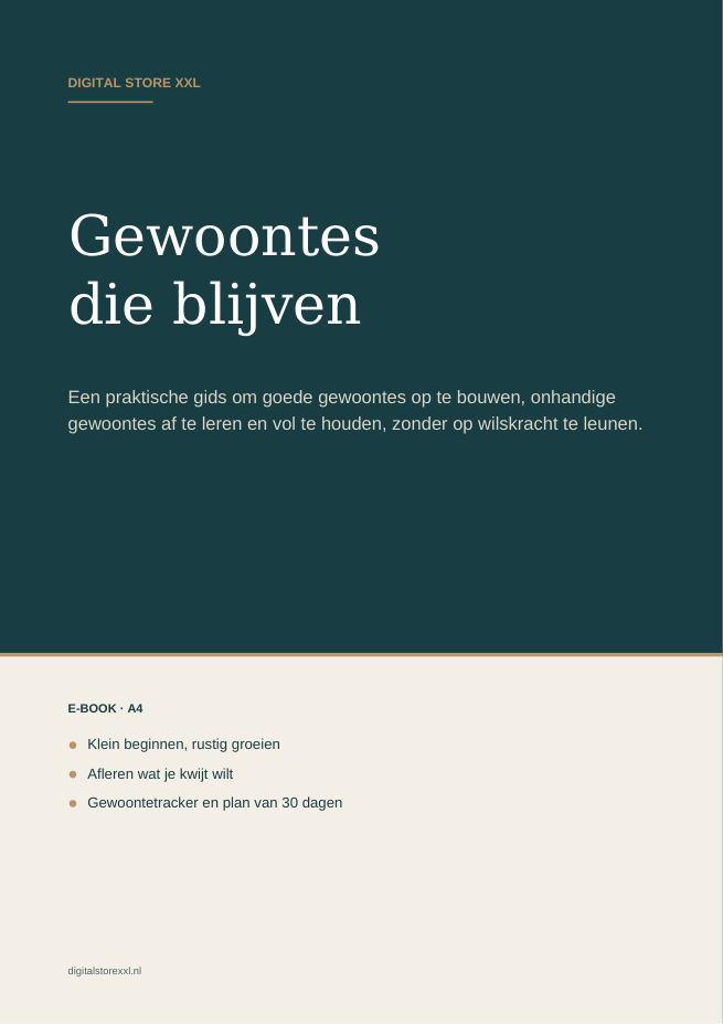Gewoontes die blijven — voorbeeldpagina 1