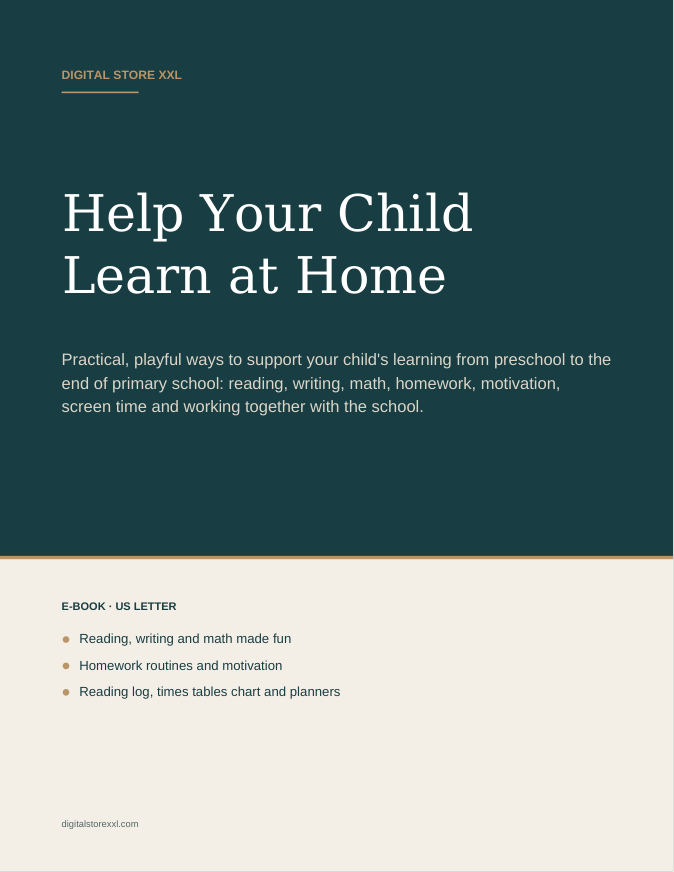 Help Your Child Learn at Home — sample page 1