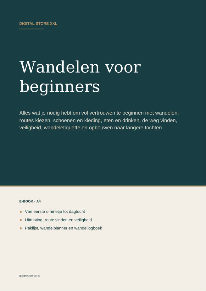 Wandelen voor beginners — voorbeeldpagina 1