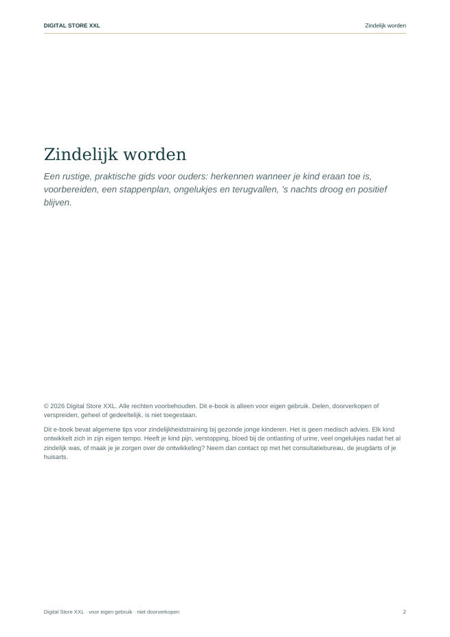 Zindelijk worden — voorbeeldpagina 2