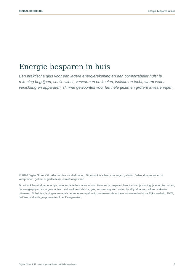 Energie besparen in huis — voorbeeldpagina 2