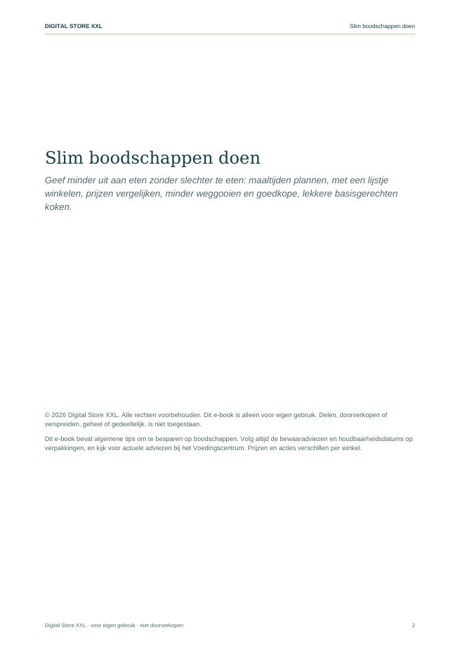 Slim boodschappen doen — voorbeeldpagina 2