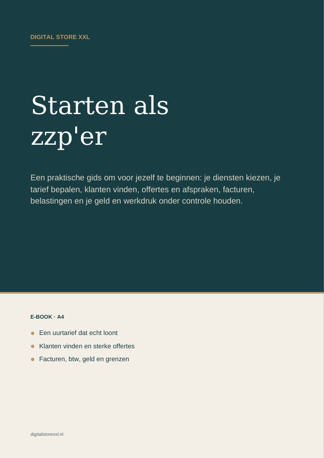 Starten als zzp'er — voorbeeldpagina 1