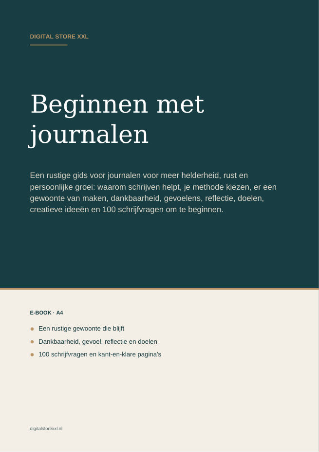 Beginnen met journalen — voorbeeldpagina 1