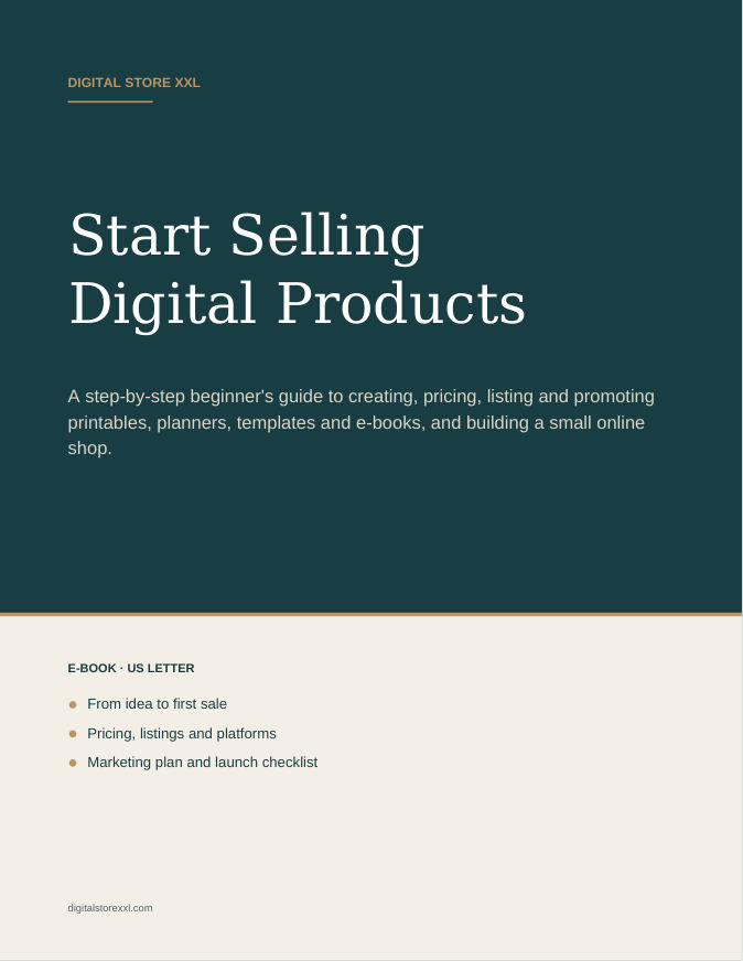 Start Selling Digital Products — sample page 1