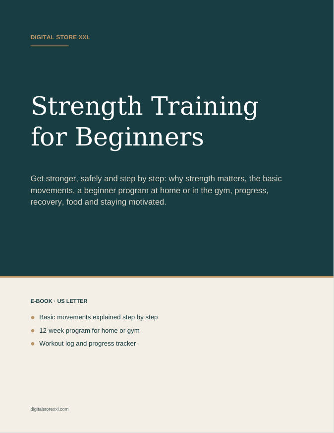 Strength Training for Beginners — sample page 1