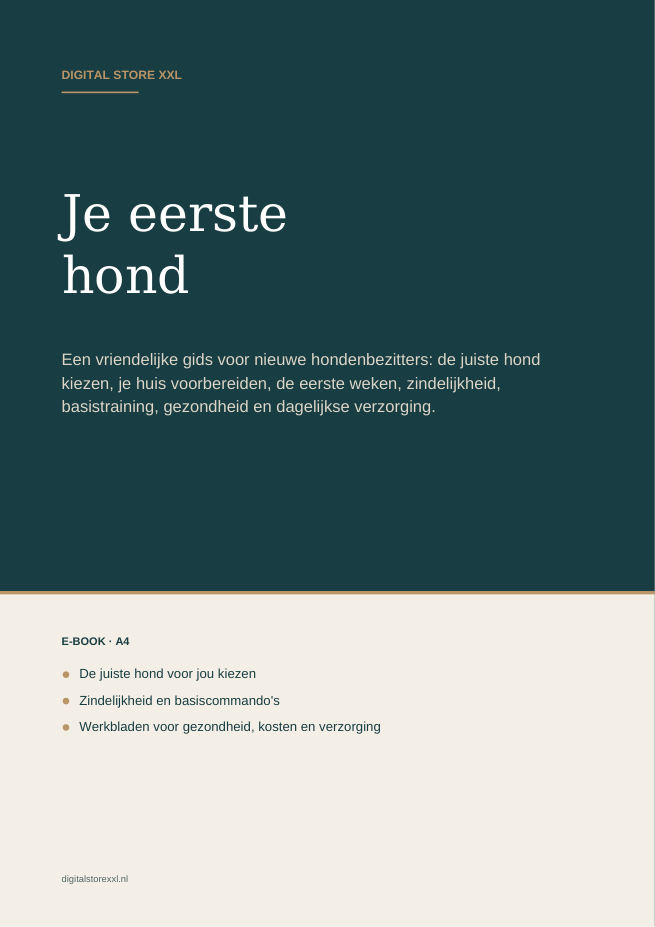 Je eerste hond — voorbeeldpagina 1